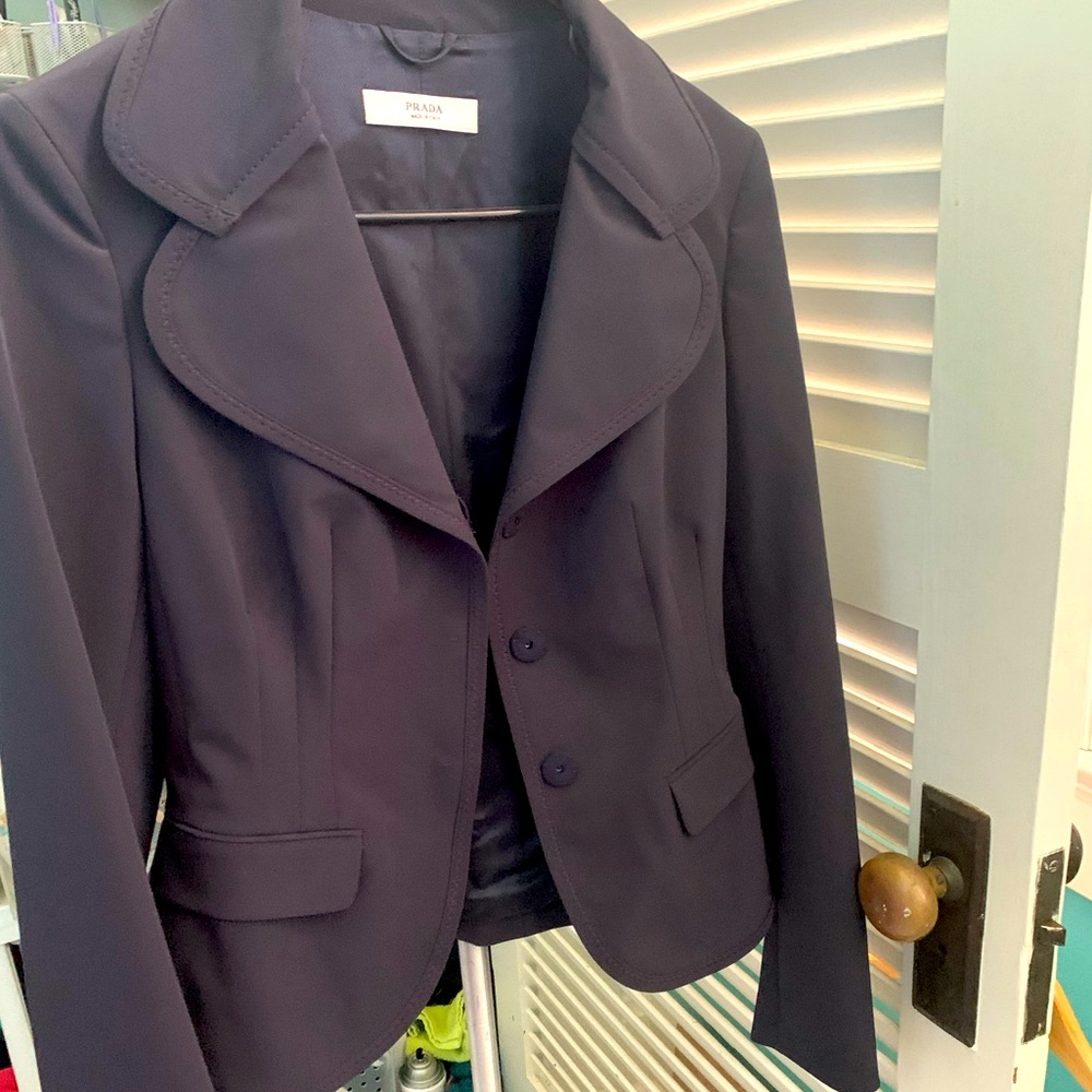 Prada navy blazer
